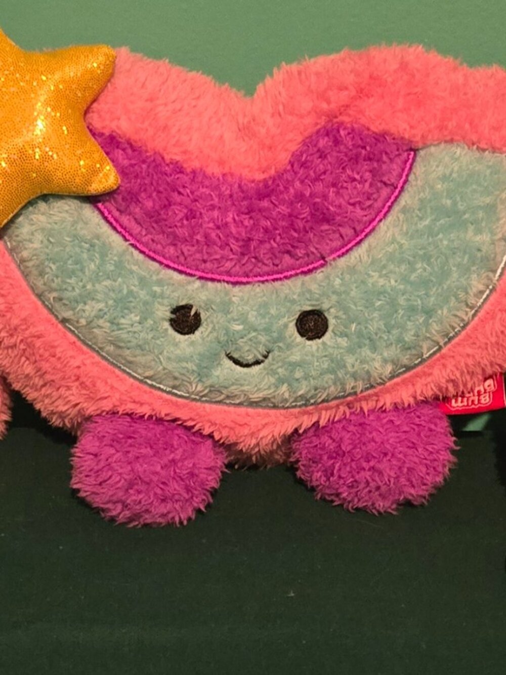 Bum Bumz Stratton Shooting Star 4.5" Beanbag Plush Weather Bumz Pink #55 New